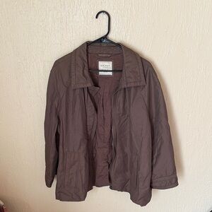 Old Navy Women's Utility Jacket in Dark Brown